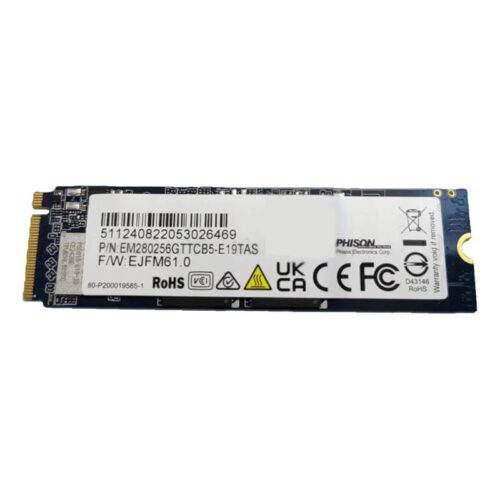 Disco sólido M.2 256GB 2280 PCI-e Phison E19TAS OEM - imagen frente