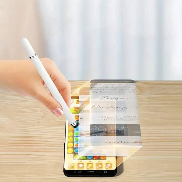 Lápiz óptico capacitivo doble punta - ejemplo de uso Lápiz óptico capacitivo doble punta