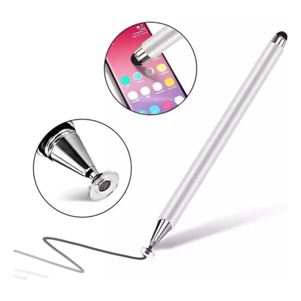 Lápiz óptico capacitivo doble punta - vista de ambas puntas Lápiz óptico capacitivo doble punta - vista de ambas puntas