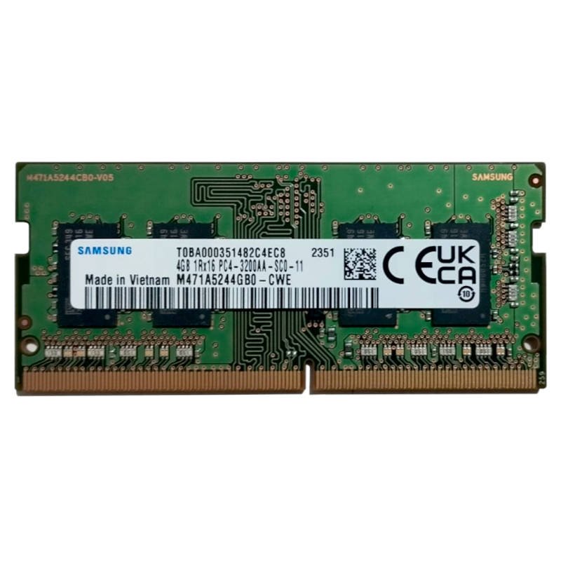 MEMORIA RAM SODIMM DDR4 4GB 3200MHZ SAMSUNG