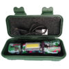 Mini linterna recargable LED luz frontal y lateral camuflada - producto en estuche