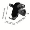 Soporte de celular para auto Air Outlet Car RT-601 - medidas