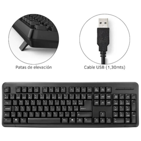 Teclado USB Dinax DX-TEC300