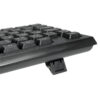 Teclado USB Dinax DX-TEC300 - vista de una pata elevada