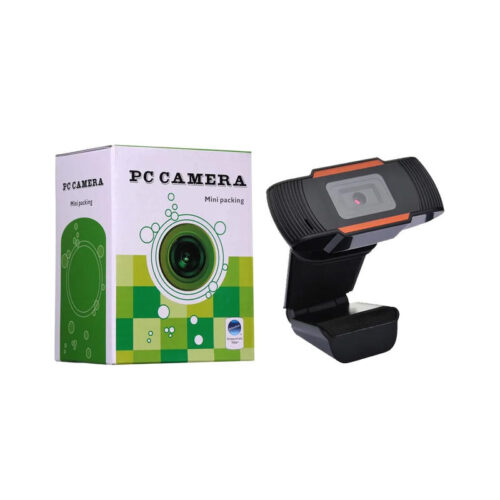 Cámara Web Mini Packing AF216054 con micrófono - dispositivo y caja