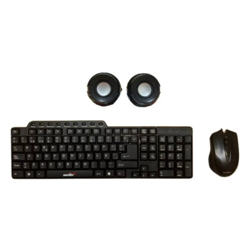 Combo 3 en 1 Sentey mouse + teclado + parlantes - contenido del combo