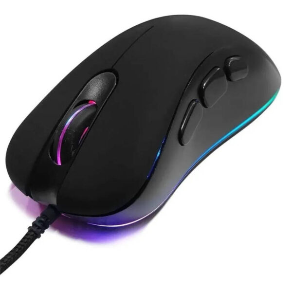 Mouse gamer Etheos MSCG6 - vista lateral izquierda Mouse gamer Etheos MSCG6 - vista lateral izquierda