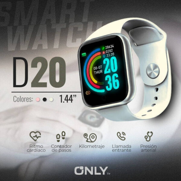 Reloj smartwatch D20 Smart Bracelet - características Reloj smartwatch D20 Smart Bracelet