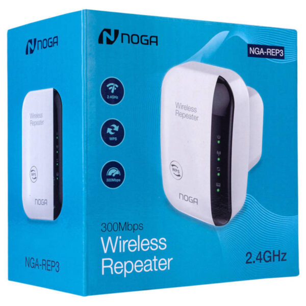 Repetidor Wifi Wireless Noga NGA-REP3 - caja Repetidor Wifi Wireless Noga NGA-REP3 - caja