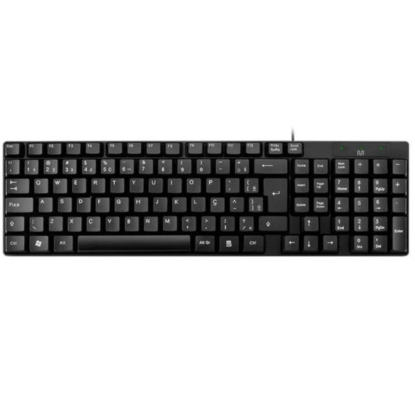 Combo de teclado y mouse USB Multilaser TC309ESP - teclado - vista superior