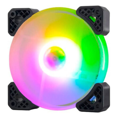 Cooler turbina 120x120mm ARGB Falcom AS-01a - 1 cooler encendido