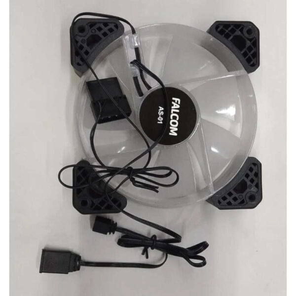 Cooler turbina 120x120mm ARGB Falcom AS-01a - apagado Cooler turbina 120x120mm ARGB Falcom AS-01a - apagado