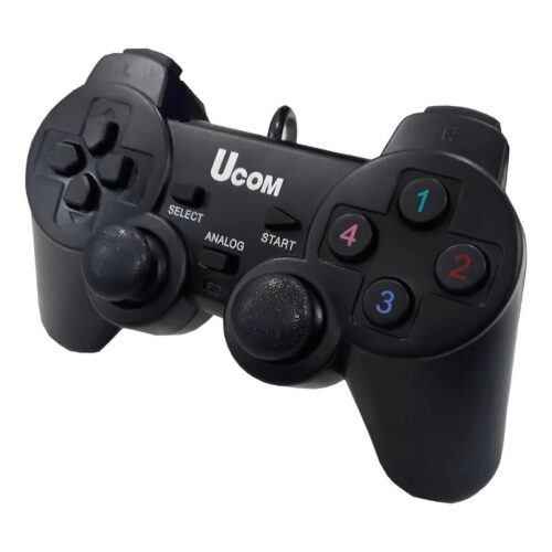 Joystick para PC analógico USB Ucom - vista lateral derecha
