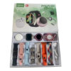 Kit smartwatch con 7 mallas + auriculares + parlante + cable USB D99 Plus - interior de la caja vista superior
