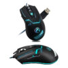 Mouse gamer Jiexin X8 - vista de frente y lateral