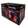 Parlantes USB retroiluminados Netmak NM-TRUENO - caja - vista lateral derecha