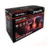 Parlantes USB retroiluminados Netmak NM-TRUENO - caja - vista lateral izquierda