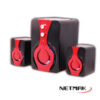 Parlantes USB retroiluminados Netmak NM-TRUENO - parlantes
