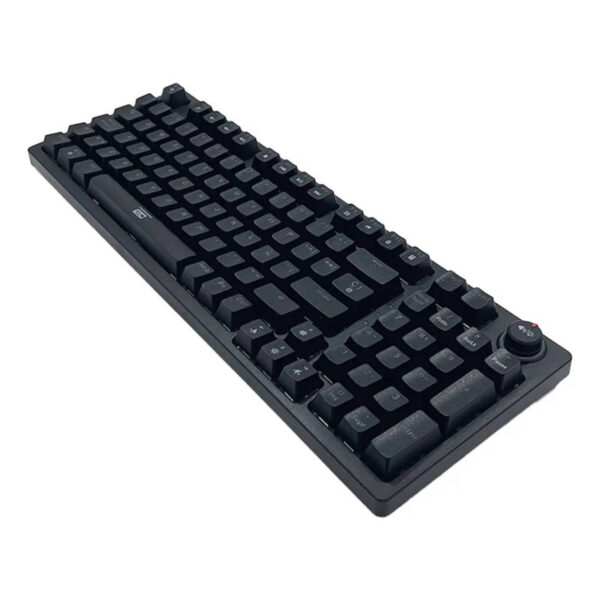 Teclado mecánico 80_ GTC KGG-012 - vista lateral derecha apagado Teclado mecánico 80_ GTC KGG-012 - vista lateral derecha apagado