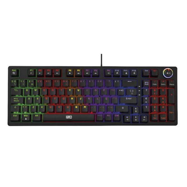 Teclado mecánico 80_ GTC KGG-012 - vista superior Teclado mecánico 80_ GTC KGG-012 - vista superior