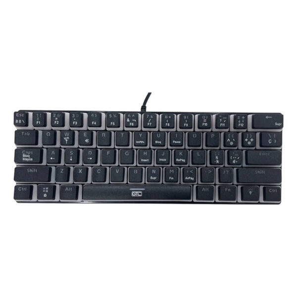 Teclado mecánico GTC KGG-013 - vista superior Teclado mecánico GTC KGG-013 - vista superior