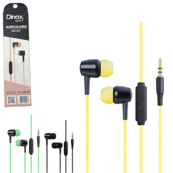 Auriculares con goma Dinax InEar DX-EARMIC80 Auriculares con goma Dinax InEar DX-EARMIC80