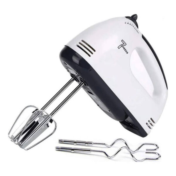 Batidora eléctrica de mano HE-133 - batidora y sus varillas