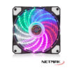 Cooler turbina Netmak NM-12RGB 120x120x25mm - cooler encendido