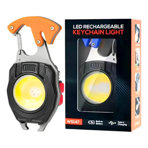 Mini linterna LED multifunción recargable W5147 - linterna y su caja