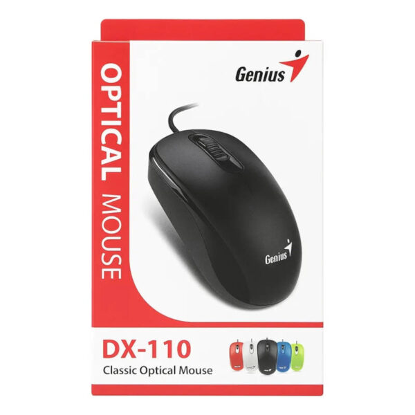 Mouse Genius DX-110 PS2 con cable - caja