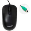 Mouse Genius DX-110 PS2 con cable - vista superior del mouse con enchufe ps2