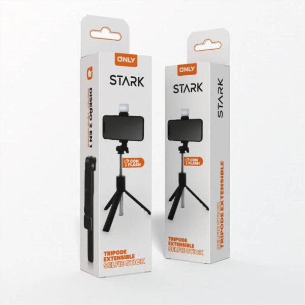 Palo para selfie + trípode con control bluetooth Only MODO-026 - caja Palo para selfie + trípode con control bluetooth Only MODO-026 - caja