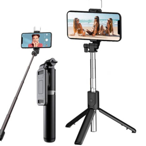 Palo para selfie + trípode con control bluetooth Only MODO-026 - ejemplo de uso Palo para selfie + trípode con control bluetooth Only MODO-026 - ejemplo de uso