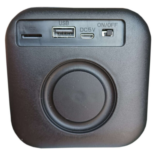Parlante Bluetooth portátil T5 - vista trasera Parlante Bluetooth portátil 3W T5