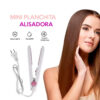 Planchita de pelo flequillera Make Time - ejemplo planchado