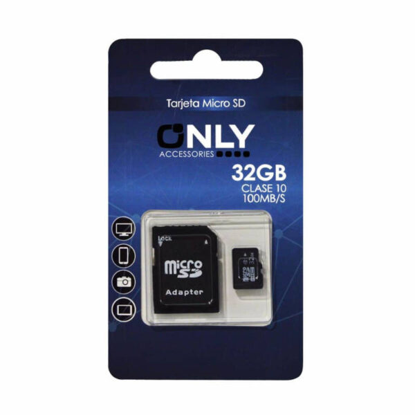 Tarjeta de memoria microSD Only 32GB Clase 10 - blíster