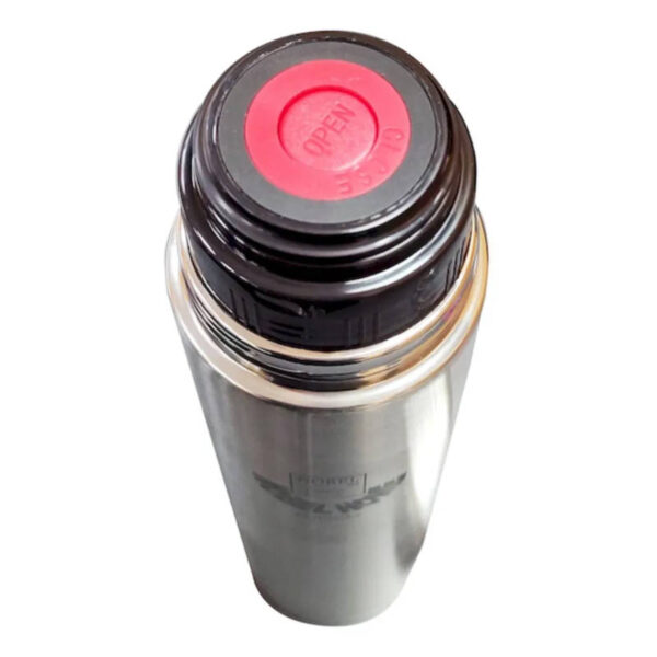 Termo bala 1 litro acero inoxidable Nobel Home NH-1000 - vista superior