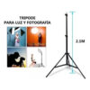Trípode para celular cámara o aro de luz extensible 2.1m - ejemplo de uso