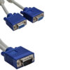 Cable divisor splitter pasivo VGA macho a 2 VGA hembra - extremos Cable divisor splitter pasivo VGA macho a 2 VGA hembra - extremos