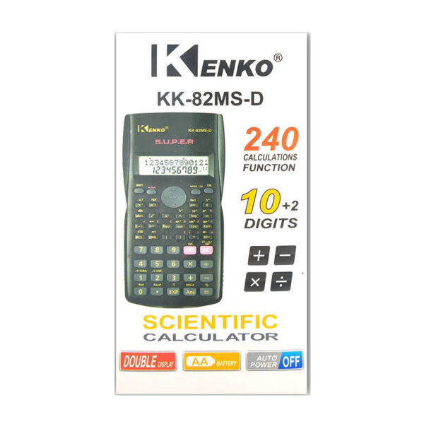 Calculadora científica Kenko KK-82MS-D - caja