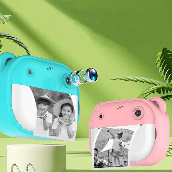 Cámara de fotos con impresión portátil infantil Y600 - presentación del producto Cámara de fotos con impresión portátil infantil Y600 - presentación del producto