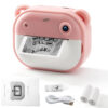 Cámara de fotos con impresión portátil infantil Y600 - rosa - contenido de la caja Cámara de fotos con impresión portátil infantil Y600