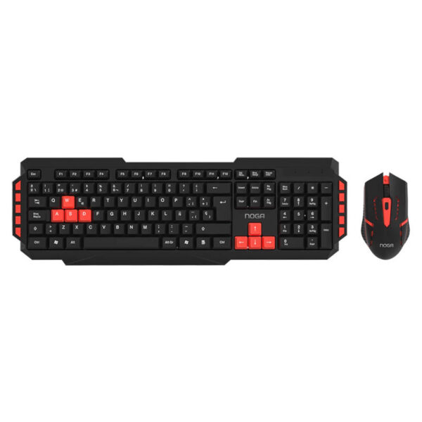 Combo de teclado y mouse gamer USB Noga NKB-350 - vista superior Combo de teclado y mouse gamer USB Noga NKB-350 - vista superior