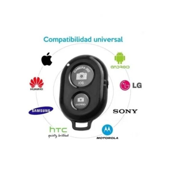 Control disparador de fotos remoto Bluetooth - compatibilidad universal Control disparador de fotos remoto Bluetooth
