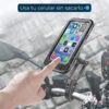 Funda para celular con soporte para bici o moto LX03 - usar el celu sin sacarlo de la funda Funda para celular con soporte para bici o moto LX03 - usar el celu sin sacarlo de la funda