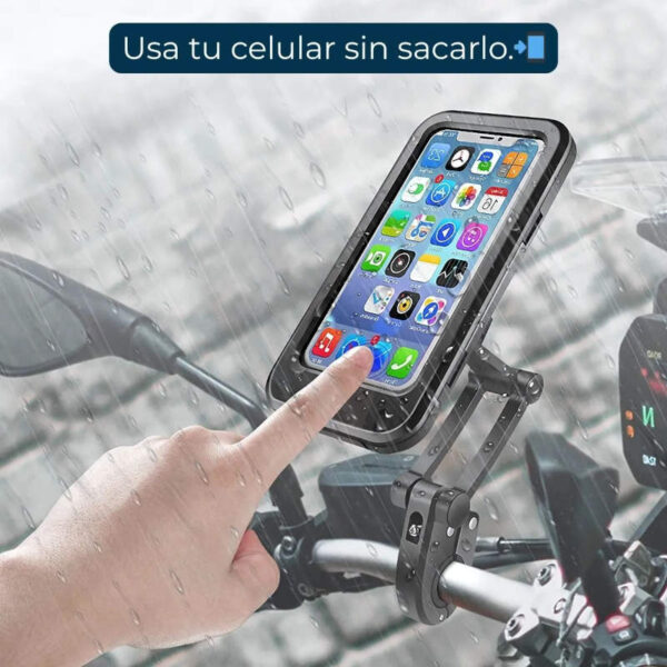 Funda para celular con soporte para bici o moto LX03 - usar el celu sin sacarlo de la funda Funda para celular con soporte para bici o moto LX03 - usar el celu sin sacarlo de la funda