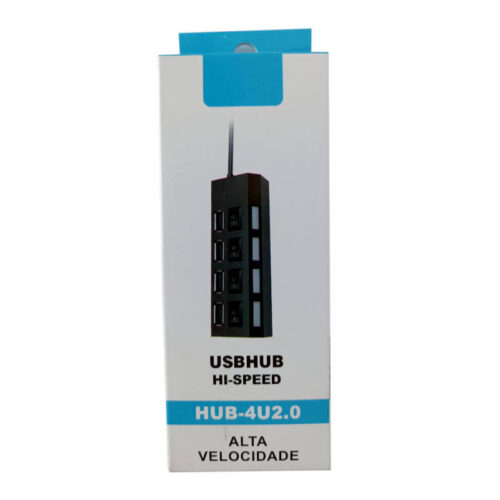Hub USB 2.0 de 4 puertos con interruptores HUB-4U2.0 - caja