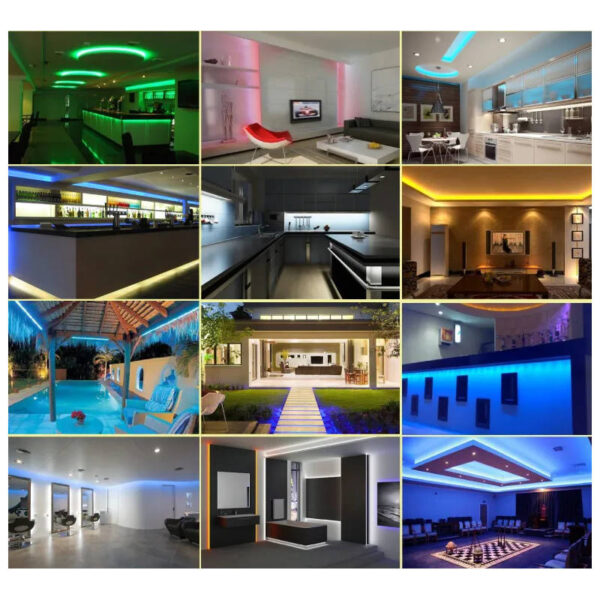 Kit tira LED 5050 RGB 5 Metros Time LED-9734 - ejemplo de uso Kit tira LED 5050 RGB 5 Metros Time LED-9734 - ejemplo de uso