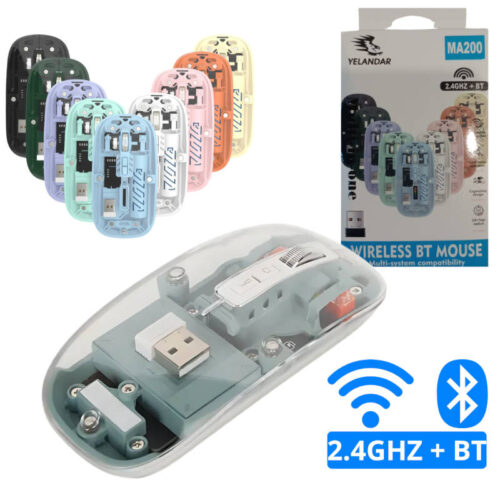 Mouse inalámbrico recargable Yelandar MA200 - presentación del producto