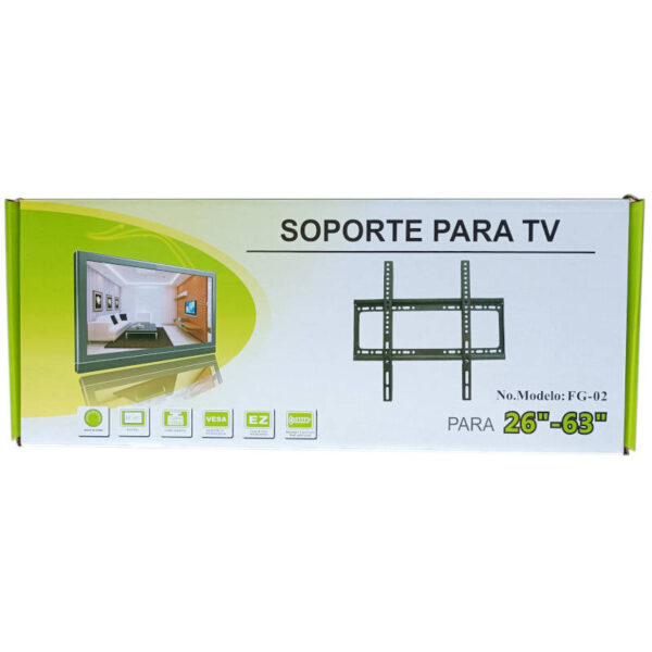 Soporte fijo para TV de 26 a 63’’ FG-02 - caja Soporte fijo para TV de 26 a 63’’ FG-02 - caja